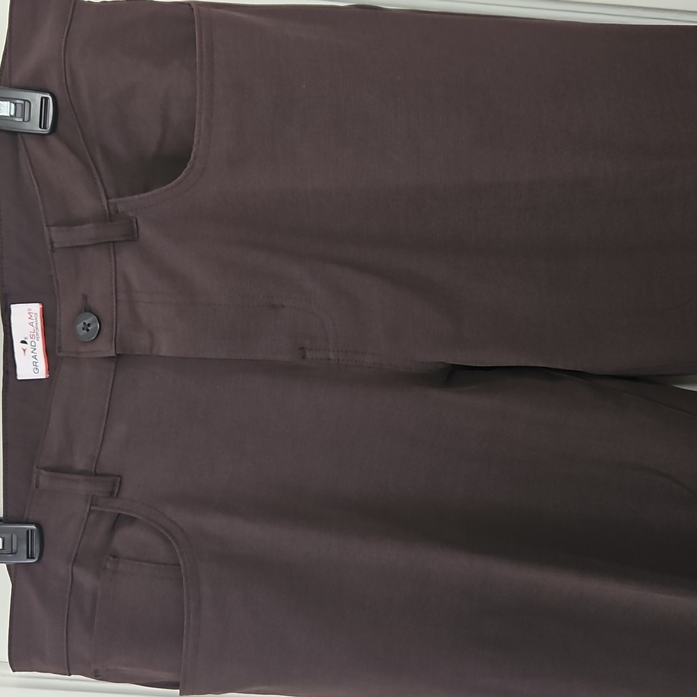 NWOT Men's Grand Slam Performance Brown Golf Pants 34 X 32